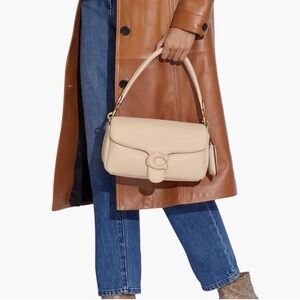 Coach Pillow Tabby 26” Beige